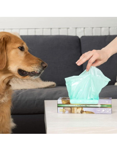 Bolsas para Desechos de Perros BOS - Sin Olores - 90 Pzas
