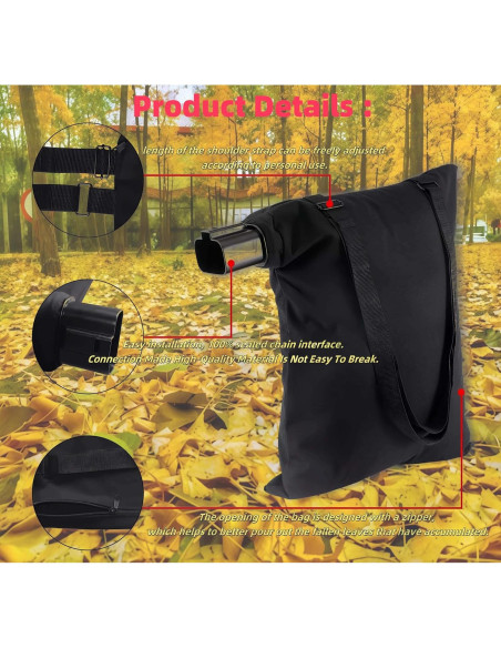 Bolsa de Hojas Black & Decker BV3100 Reemplazo 5140125-95 Bolsa de Hojas Black & Decker BV3100 Reemplazo 5140125-95