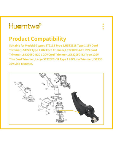 Conjunto de Palanca de Desmalezadora Black&Decker 90567077