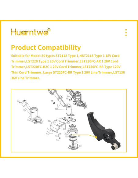 Conjunto de Palanca de Desmalezadora Black&Decker 90567077