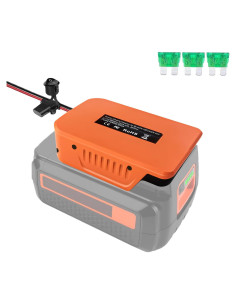 Adaptador de Rueda de Poder Black & Decker 40V con Fusible