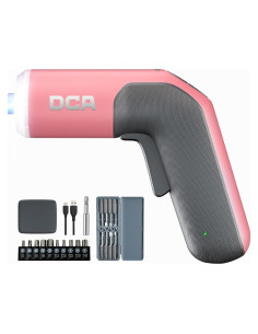Destornillador Eléctrico DCA 4V Rosa 5N.m 18 Puntas USB-C