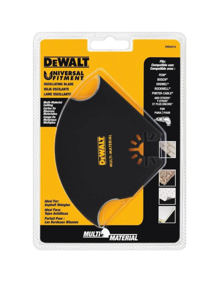 Cuchilla Oscilante Multi-Material DEWALT DWA4214 12.19 cm