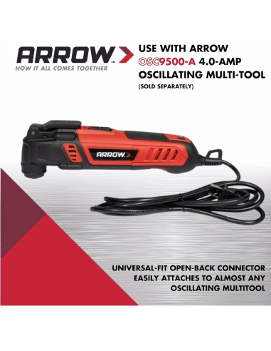 Cuchilla Oscilante Arrow OSC109-1 para Paneles de Yeso