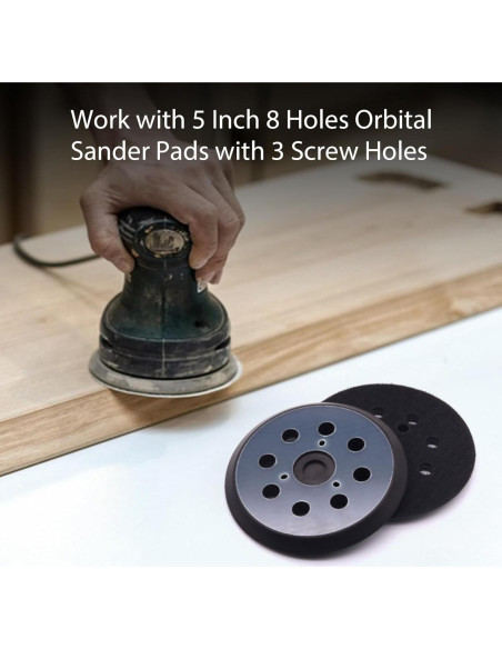 Pad de Lijadora 12.7 cm SHUTTLE GENIUS 8 Agujeros