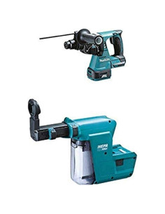 Martillo Rotativo Inalámbrico Makita XRH01Z 18V con Extractor HEPA