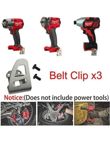 Clip de Cintura Milwaukee 42-70-2653 Pack de 2