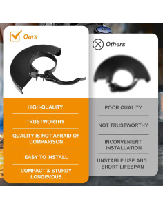 Guardia de Esmeril Angular Popbee 6.45" Ajustable Metal 397661-01 2