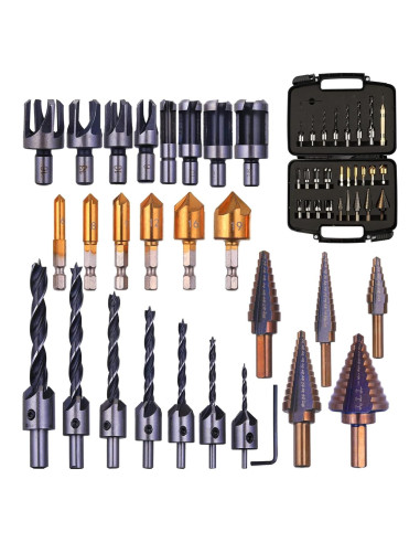 Kit de Herramientas de Perforación Rocaris 28 Piezas