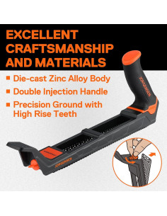 Plano de Madera JORGENSEN 70750 Profesional Ergonómico 25.4cm 2