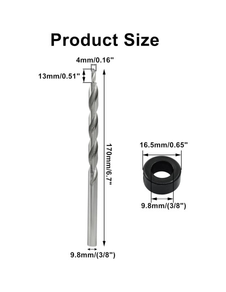 Broca para Agujeros en Ángulo Kyuionty 9.5 mm 17 cm