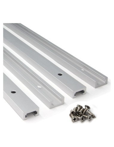 Deslizador T-Track Aluminio Zeberoxyz 300mm 4pcs