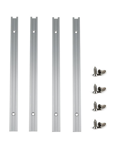 Deslizador T-Track Aluminio Zeberoxyz 300mm 4pcs