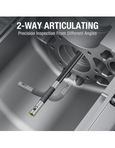 Borescopio Articulado Teslong TD500 con Doble Cámara y Pantalla 5" 2