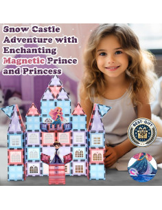 Azulejos Magnéticos de Princesa Little Pi Toy 80 Piezas 2