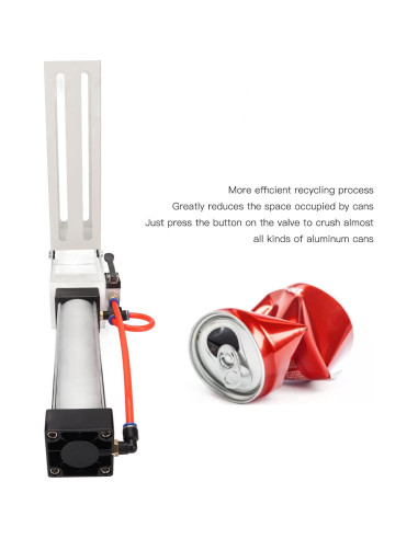 Triturador de Latas Genérico Montado en Pared 340g 454g