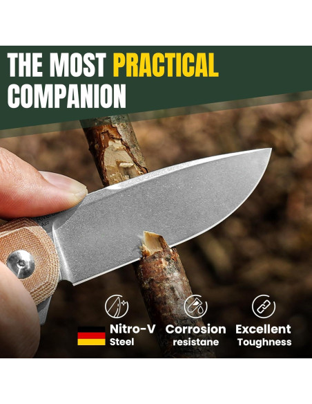 Cuchillo Plegable Kizer Riverbank Nitro-V 75.9 mm Micarta Cuchillo Plegable Kizer Riverbank Nitro-V 75.9 mm Micarta