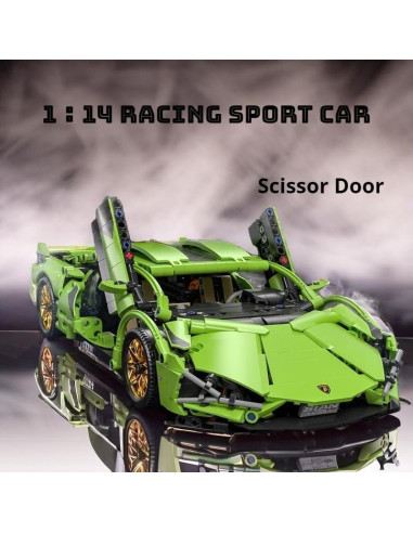 Bloques de Construcción Chodia Coche Deportivo 1:14 1290 PCS