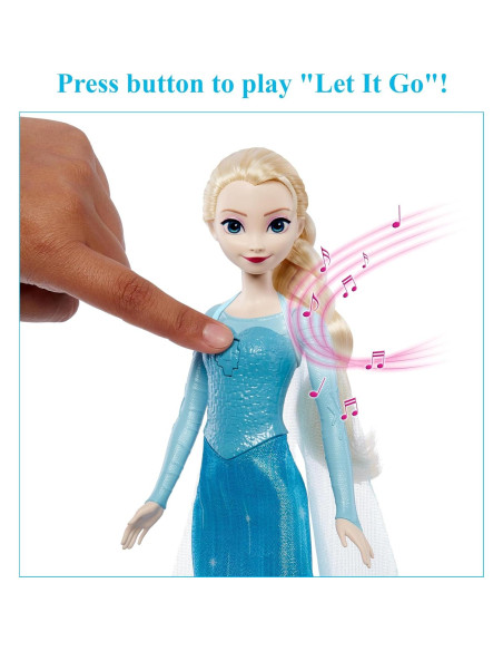 Muñeca Elsa Cantante Mattel Disney Frozen 30 cm