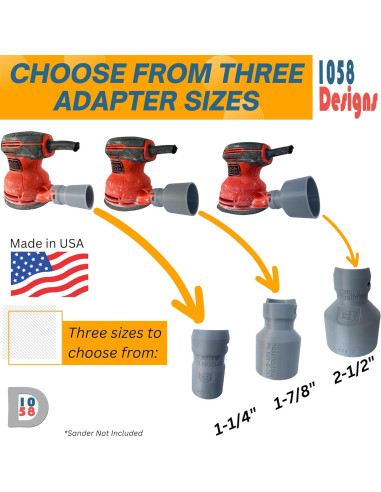 Adaptador de Manguera de Aspiradora 1058 Designs BDR14-G-IN1