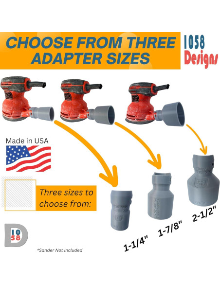 Adaptador de Manguera de Aspiradora 1058 Designs BDR14-G-IN1