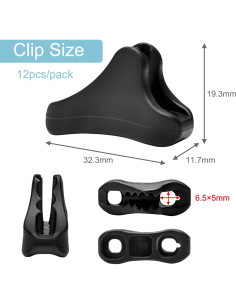 12 Tensores de Cuerda Ultraligeros CooBigo para Camping 3-5mm 2