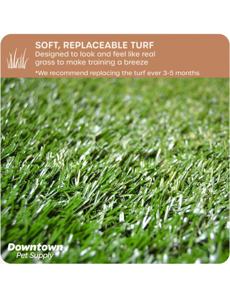 Alfombrilla Césped para Perros Downtown Pet Supply 50x63 cm