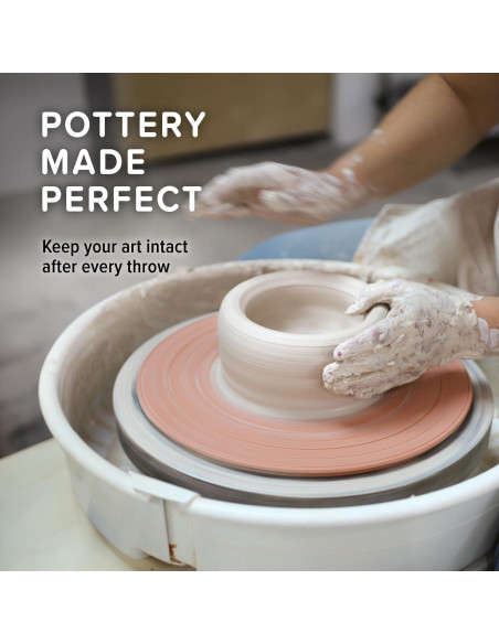 Set de 3 Bats Redondos de Cerámica Pottery Head 30.48 cm