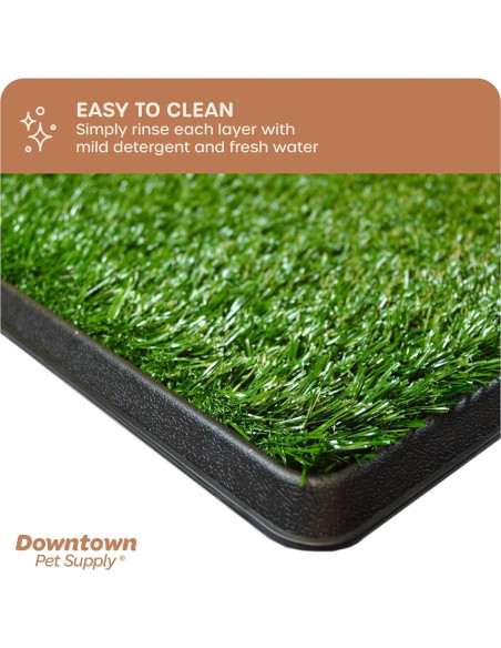 Alfombrilla Césped para Perros Downtown Pet Supply 50x63 cm