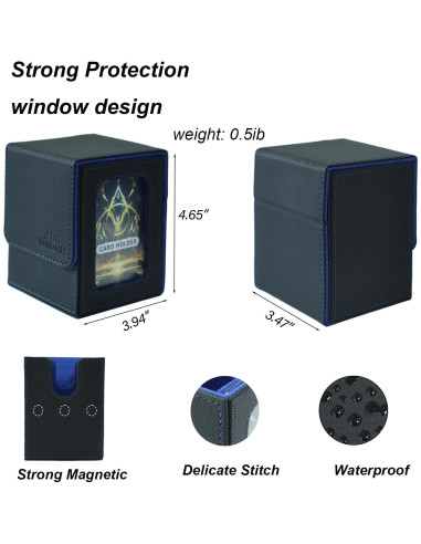 Caja de Cartas AEGIS GUARDIAN para MTG - Almacena 100 Cartas