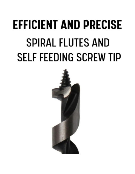 Broca de Auger 0.95 cm x 17.78 cm Drill America