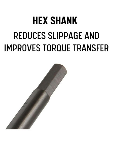 Broca de Auger 0.95 cm x 17.78 cm Drill America