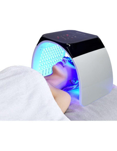 Máscara Facial LED 7 en 1 FARRENCE A091 para Cuidado de la Piel