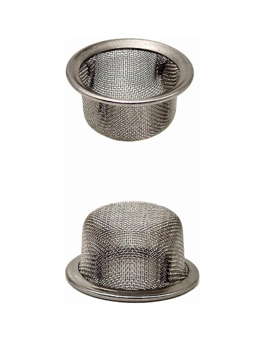 20 Pantallas de Acero Inoxidable 1.27 cm con Caja de Almacenamiento