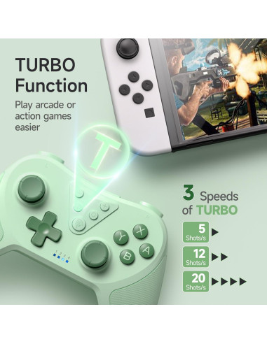 Controlador Inalámbrico EasySMX T37 para Switch y PC