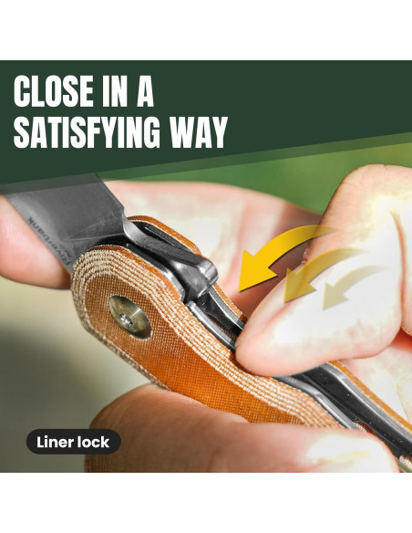 Cuchillo Plegable Kizer Riverbank Nitro-V 75.9 mm Micarta Cuchillo Plegable Kizer Riverbank Nitro-V 75.9 mm Micarta