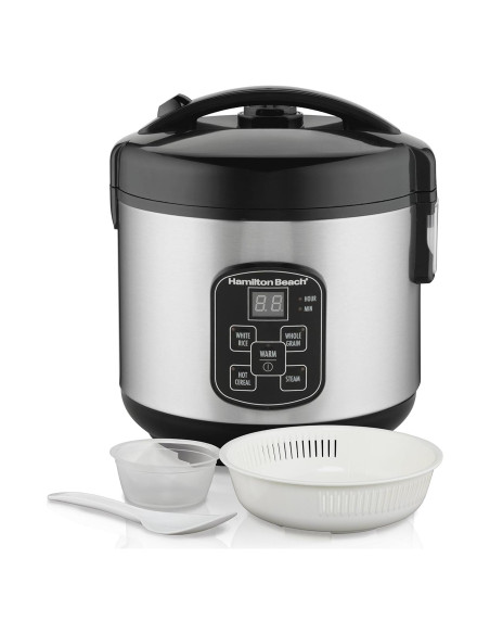 Cocedor de Arroz Digital Programable Hamilton Beach 8 Tazas