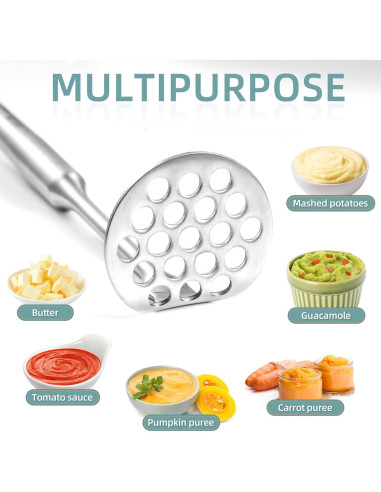 Aplastador Mini de Acero Inoxidable Tuyotue - Ergonomico