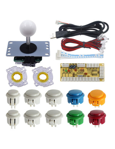 Kit Controlador Joystick Arcade SJ@JX para Raspberry Pi y Windows
