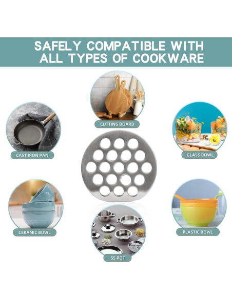 Aplastador Mini de Acero Inoxidable Tuyotue - Ergonomico