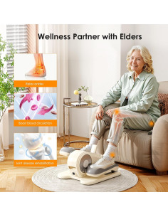 SogesPower Máquina Elíptica Bajo Escritorio 12 Velocidades 2