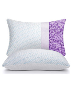 Juego de 2 Almohadas Refrigerantes WISHSMILE Queen 20x30 cm