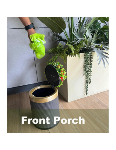 Cubo de Basura Yatmung para Excremento de Perro 9.84L Gris