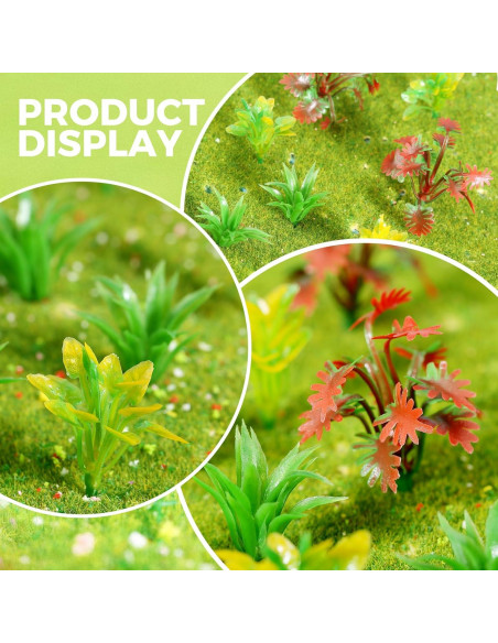 Yetaha 90 Piezas Arbustos Mixtos Coloridos para Dioramas Yetaha 90 Piezas Arbustos Mixtos Coloridos para Dioramas