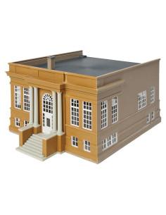 Kit Biblioteca Pública Walthers Escala HO 21.5x16.5x12 cm