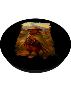 PopGrip Adhesivo PopSockets Capibara Samurai Japón 2
