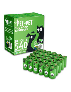 Bolsas de Excremento para Perros PET N PET 540 Cuentas Verdes