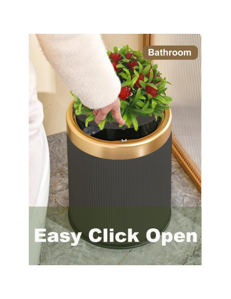 Cubo de Basura Yatmung para Excremento de Perro 9.84L Gris