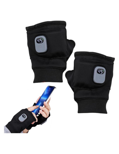 Guantes Calentadores Recargables Genérico GL001 Térmicos Sin Dedos