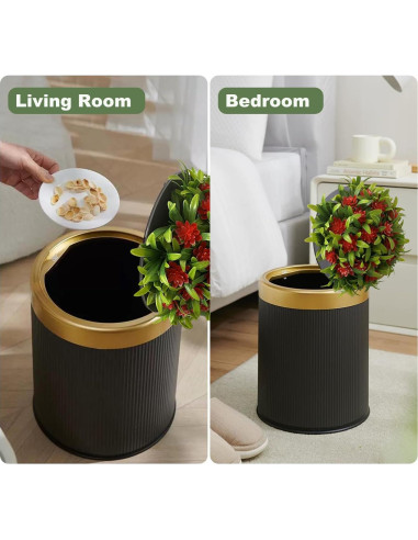 Cubo de Basura Yatmung para Excremento de Perro 9.84L Gris